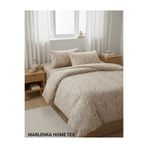 Marlenka Home Tex AĞAÇ DAL DESEN PAMUKLU NEVRESİM TAKIMI ÇİFT KİŞİLİK ÇARŞAFI LASTİKLİ