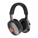Marley Positive Vibration XL ANC Kulak Üstü Gürültü Önleyici Kulaklık Kablosuz Bluetooth - Sürdürülebilir Malzemelerden Bluetooth Kulaklık, 35 Saat Oynatma, Mikrofon, ANC Kulaklıklar, Siyah