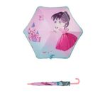Marlux 6 Fiber Telli Kız Çocuk Şemsiye Prenses Desenli Rüzgara Dayanıklı Kız Çocuk Şemsiyesi 1