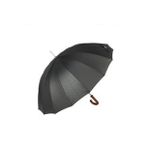 Marlux M21MARMPR1025R003 Siyah Desen Ahşap Saplı 16 Çelik Telli Premium Lüks Erkek Baston Şemsiye