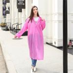 Marlux Raincoat Eva Yağmurluk Pembe Tek Ebat