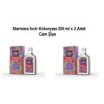 Marmara İncir Kolonyası Cam Şişe 200 Ml X 2 Adet