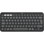 Marmara Qumasch Logıtech K380S Pebble Keys 2 Çoklu Cihaz Özellikli Bluetooth Türkçe Q Klavye GRİ 920-011859