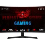 Marmara Qumasch Raydın EG27RFA-300HZ, 27", 1ms, 300Hz, Full Hd, 2xhdmı, Dp, Hoparlör, Va Led, R1500 Curved, Yükseklik Ayarlı Ayak, Frameless, Freesync Gaming Monitör
