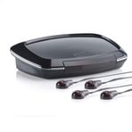 Marmitek Invisible Control Black 4 - Infrared extender | emitter (adhesive) LEDs | 4 devices | receiver - tabletop model