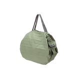 MARNA Unisex Shupatto Japon alışveriş çantası, kompakt, katlanabilir, beden M – Mori (orman) Japon alışveriş çantası, Asker Yeşili, 32 x 32 cm