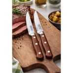 MAROB 2’li Bistecca (Steak) Bıçağı – Ahşap Saplı