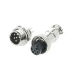 Maroces 12mm 6 Lı Mayk Fiş 6p Dişi Erkek Takım