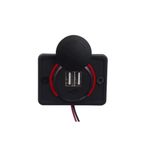 Maroces 3.1A ÇİFT USB ÇIKIŞLI ŞARJ SÖKETİ QC 3.0 ARABA TEKNE KARAVAN UYUMLU