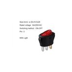 Maroces Ic-134b Oval Işıklı Anahtar On-off 3 Bacaklı Çay Makinesi Anahtar