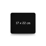 MAROKEN Mouse Pad 17x22 Cm Siyah Düz Masa Koruyucu Klavye Altı Mousepad Ofis Tipi Kaymaz Taban Mausepad