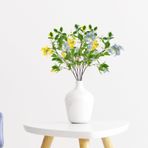 Marooma 3 adet yapay osmanthus dalları, sahte ağaç osmanthus fragrans, bahar çiçek seçtikleri, yapay yeşillik sapları, yapay şube dekoratif, bahar çiçekleri yapay dekorasyon parti(Pembe)