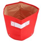Marooma 7 Galon Kırmızı Bahçe Bitkisi Sebze ve Çiçekler için Yetiştirme Çantası, Ev Bahçe Meraklıları için DIY Patates Bahçesi Saksısı, Bitki Saksıları, Fide Saksıları