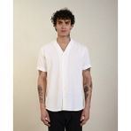 Marrakech Erkek Kısa Kol Gömlek - Beyaz