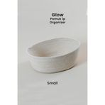 Marrien Glow Pamuk İp Dokuma Sepet Kutu, Dekoratif Çok Amaçlı Dolap İçi ve Çekmece Düzenleyici Organizer - 35x26 cm Ekru – Dolap İçi Düzenleyici Organizer, Saklama Sepeti