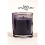Marrien Granny Vanilya Kokulu Mum 130 G – Şeffaf Mor Cam Bardak