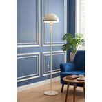 Marrien Luna Tile Zemin Lambaderi, Modern Salon ve Oturma Odası Köşe Aydınlatması - Krem – Ayaklı Lambader, Zemin Lambası, Okuma Köşesi için Modern Yer Lambası