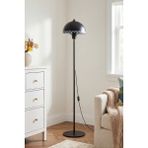 Marrien Luna Tulip Tek Ayaklı Siyah Modern Metal Lambader Oturma Odası & Yatak Odası & Salon Lambası