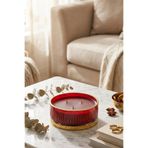 Marrien Vanilya Tarçın Kokulu Special Bordo Gloria 13 X 5,5 Cm Dekoratif Kokulu Cam Mum – Dekoratif Cam Mum, Mumu – Yatak Odası ve Salon için Hediyelik