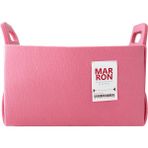 Marrons Home Katlanabilir Saklama Sepeti - Büyük Boy - Pembe