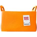 Marrons Home Katlanabilir Saklama Sepeti - Küçük Boy - Turuncu