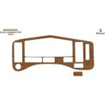 Mars Cockpit Design Mercedes Connecto 0345K Konsol-Maun Kaplama 1997-2001 2 Parça - Renkli - AÇIK MEŞE