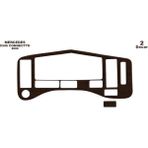 Mars Cockpit Design Mercedes Connecto 0345K Konsol-Maun Kaplama 1997-2001 2 Parça - Renkli - KOYU MEŞE