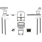 Mars Cockpit Design Volkswagen Golf 5 Konsol-Maun Kaplama Digital Klima 2003-2008 - Renkli - GRİ KARBON