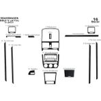 Mars Cockpit Design Volkswagen Golf 5 Konsol-Maun Kaplama Digital Klima 2003-2008 - Renkli - SİYAH KARBON