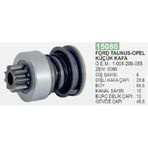 MARŞ DİŞLİSİ 9 DİŞ FORD TAUNUS-OPEL KÜÇÜK KAFA BOSCH TİP DS=9 DKÇ=25,8 BOY=68,5 KS=10 BDÇ=12 GÇ=46,5