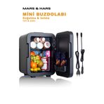 Mars & Hars 10 Lt. Buzdolabı Soğutma Ve Isıtma Özellikli 12v Ve 220v (KAHVE MAK.İÇİN SÜT HORTUM GİRİŞLİ)