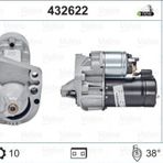 Mars Motoru 12V 10 Dıs 1.1Kw R19 Megane R9 Ym Laguna Clıo I Iı 1.2 1.4 1.6 - Valeo 432622