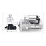 MARS MOTORU 12V 2.5 KW 9 DIS FORD MAVERICK NISSAN PINK UP TERRANO II URVAN COMMERCIAL MOTOR LIBE LUCAS LES0082