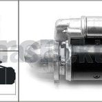 Marş Motoru 12v 2,8kw 10 Diş M127 Yukl,3cx - 4cx - Lucas 27518