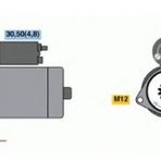 MARS MOTORU 12V 2KW 9 DIS MERCEDES SPRINTER 06-09 CRAFTER 2.5 06-16 BJJ BJK BJL BJM LUCAS LES0421