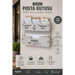 Mars Tasarım Apartman Ortak Fatura & Posta Kutusu Ahşap - 5mm Kalın