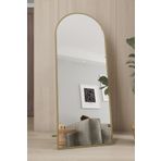 Marsah Home Gold Metal Çerçeveli 150 X 60 Cm Oval Ayaklı Boy Aynası
