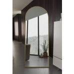 Marsah Home Gold Metal Çerçeveli Oval Ayaklı Boy Aynası 180 X 70 Cm