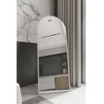 Marsah Home Metal Çerçeveli Ayaklı Boy Aynası, Beyaz, 150X60
