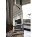 Marsah Home Metal Çerçeveli Oval Boy Aynası, Gold, 180X60