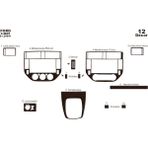 Marscockpitdesign Ford C Max Konsol-Maun Kaplama 2004-2010 12 Parça - Renkli - KOYU MEŞE