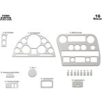 Marscockpitdesign Ford Cargo Konsol-Maun Kaplama 2004-2008 16 Parça - Renkli - ALÜMİNYUM