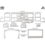 Marscockpitdesign Ford Transit Journey Ön Torpido Kaplama Alüminyum 23 Parça 2006-2010