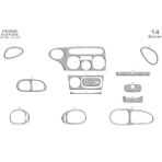 Marscockpitdesign Hyundai Elantra Konsol-Maun Kaplama 1999-2000 14 Parça - Renkli - ALÜMİNYUM