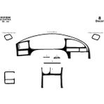 Marscockpitdesign Hyundai Elantra Konsol-Maun Kaplama 2000-2004 8 Parça - Renkli - PİANO BLACK