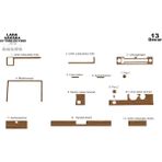 Marscockpitdesign Lada Samara Konsol-Maun Kaplama 1986-1999 13 Parça - Renkli - AÇIK MEŞE