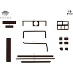 Marscockpitdesign Lada Samara Konsol-Maun Kaplama 1999-2002 16 Parça - Renkli - KOYU MEŞE