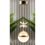 Marsel Lighting KELEBEK TEKLİ GOLD 3 Renk LED ISIKLI ANTRE hol koridor avize AVİZE