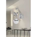 Marsel Lighting SANDY Şık Sarkıt 3 Renk Krom Kaplama Oturma Yatak Mutfak Çocuk Odası Duvar Led Aplik