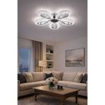 Marsel Lighting YAGMUR 5Lİ GOLD KUMANDALI AVİZE PLAFONYER AVİZE 3 RENK LED ISIKLI SALON AVİZE OTURMA ODASI AVİZE